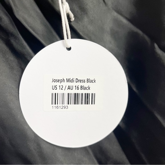 Princess Polly Joseph Black Midi Dress Size 12 - Picture 8 of 8